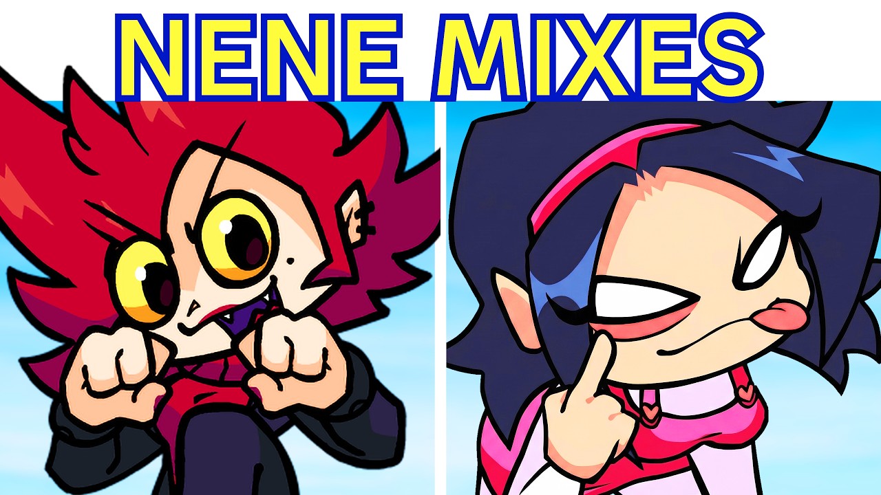 FNF NENE & CASS ARE BEAUTIFUL (NENEMIXES - Playable Nene) + All Result Screens +Easter Eggs
