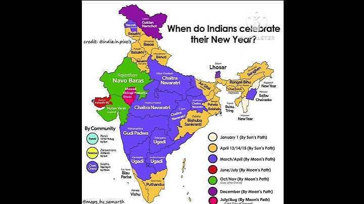 When do Indians Celebrate their New Year 🥂❓......#maps #viral #newyear ..