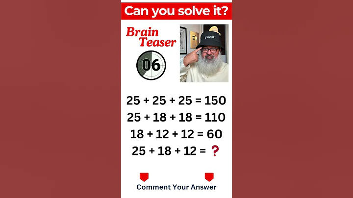 Brain Teaser - Guinness And Math Guy