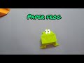 100% working paper jumping frog || how to make paper frog