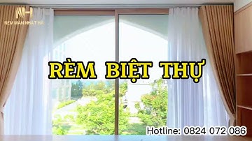 RÈM 2 LỚP CHO BIỆT THỰ  PHONG CÁCH HIỆN ĐẠI | RÈM MÀN NHẬT HÀ - Cơ Sở Rèm Màn Uy Tín Tại Đà Nẵng