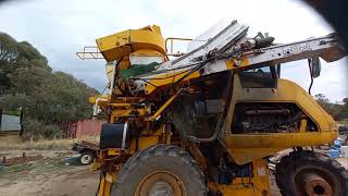 Vineyard harvester tour