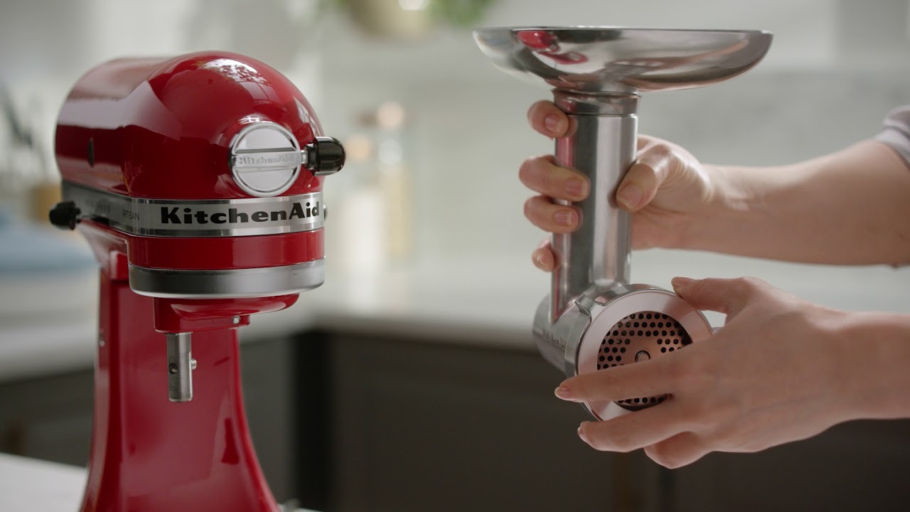 KitchenAid Metal Food Grinder - Meat Grinder Attachment Unboxing