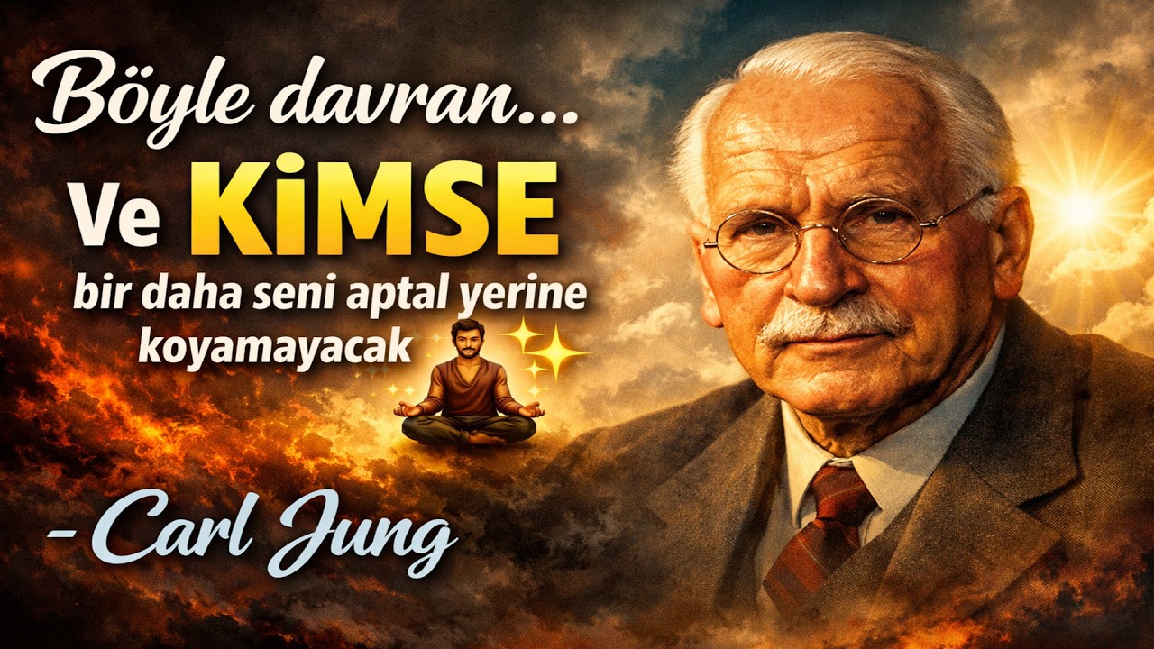 Böyle davran... Ve KİMSE bir daha seni aptal yerine koyamayacak 🧘🏽_♂️✨ _ Carl Jung