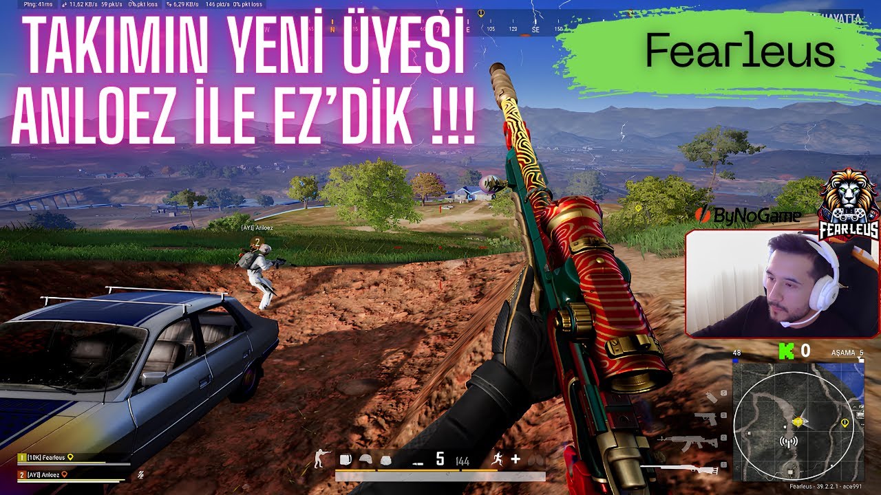 TAKIMIN YENİ ÜYESİ Anloez İLE DUO !🔥🔥 BİR DROPTAN 3 LYNX 1 AWM ÇIKTI ! 😲 - #pubg #duo #gaming #4k