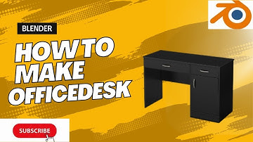 "How to Make a Simple Office Desk in Blender | Easy 3D Modeling Tutorial"@blendhacks1