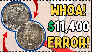 SUPER ERROR Walking Liberty Half Dollar Worth Over $11k