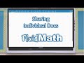 Fluidmath  sharing individual documents with coworkers or students