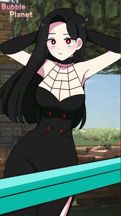 spider zero two dodging  | Minecraft anime #shorts
