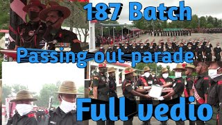 187 batch , Passing out parade-58 GTC (Shilong).              [12 sep 2020].