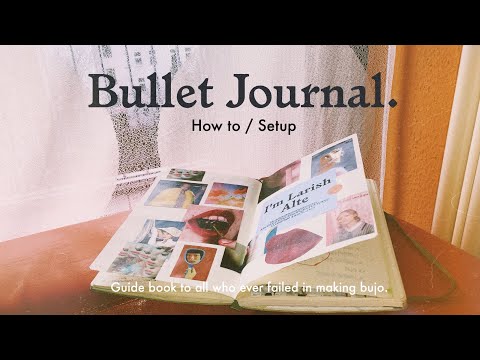 วิธีการตั้งค่า BULLET JOURNAL / บทแนะนำวารสาร bullet โดยละเอียด 🍵