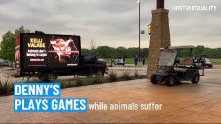 Animal Activists Approach Denny’s Executives at Golf Game in Texas
