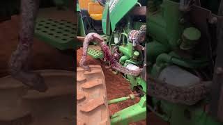 Cobra Sucuri Dentro Do Trator