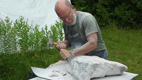 Hammer & Chisel Stone Carving -Stone Devil Studio
