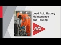 Webinar: Battery Maintenance & Testing