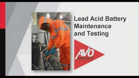 Webinar: Battery Maintenance & Testing