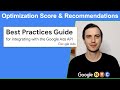 Optimization Score &amp; Recommendations Best Practices