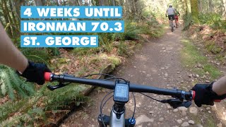Just a month to race day... Ironman 70.3 St. George Triathlon Training Vlog