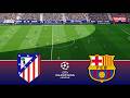 Atletico Madrid vs Barcelona - UEFA Champions League 2026 | Full Match All Goals | Pes 21 Gameplay