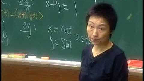 Lec18 微積分(二) 第十三章 Vector Functions (1/5)