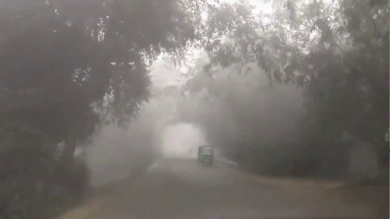 Journey through dense fog at KishoreganjBhairab Rd, Bangladesh YouTube