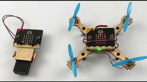 Leren vliegen met een micro:bit DIY drone-kit (de Air:bit 2 programmeerbare DIY drone-bouwpakket)