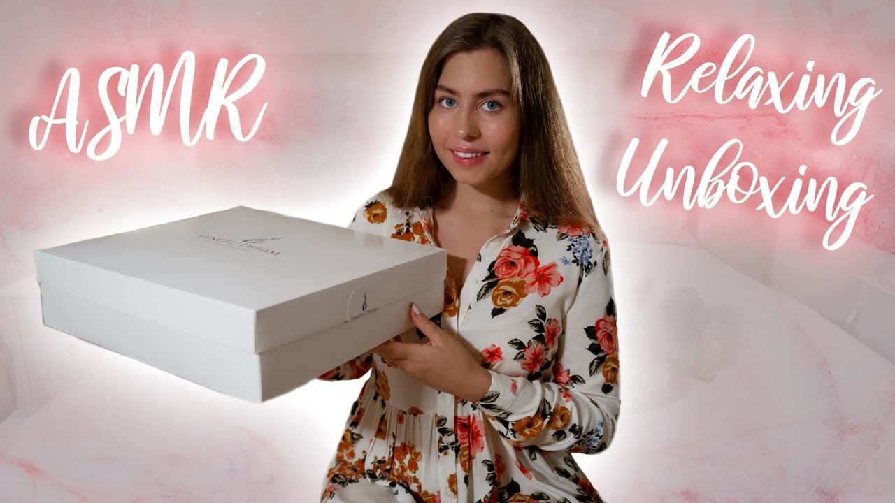 [ASMR] Relaxing Unboxing Bed Linen 🛌🏽 Tingly Fabric Sounds 👄 Soft Voice