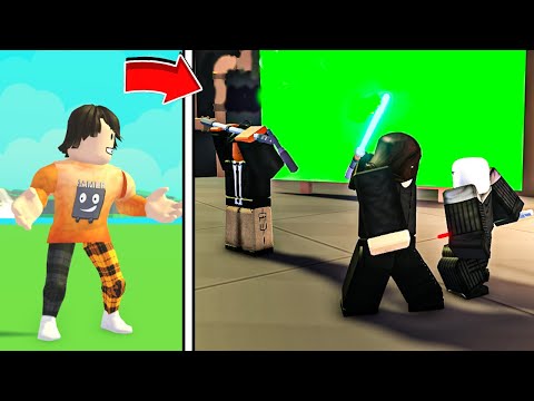 ფილმის გადაღება დავიწყე Actors Tycoon roblox ubralod noobi