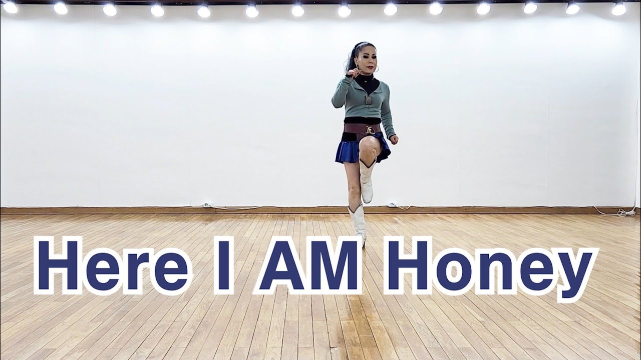 Here I Am Honey line dance 32C 4wall Beginner KoSCAA 대구지부 김문자스포츠라인댄스학원
