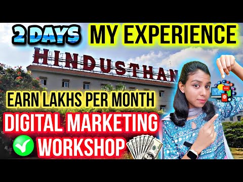My Experience on Digital Marketing Workshop at my College|Hindustan|Tamil #digitalmarketing
