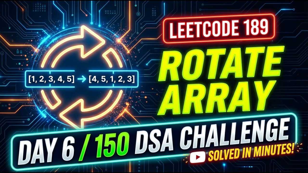 189. Rotate Array | 150 Most Important Interview Questions (Day 6 ...