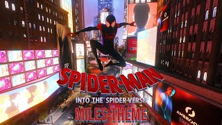 Spider-Man Into The Spider-Verse Miles Full Theme with Swing of Marvel's Spider-Man 2