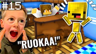 Kassulle LOPUTTOMAT Ruoat? | Minecraftia 9-Vuotiaan Kanssa! #15