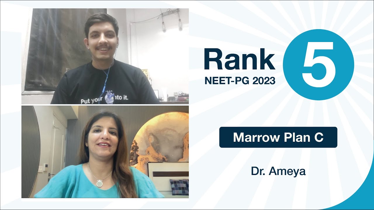 Rank 5 NEET PG '23 Dr Ameya (Plan C) on how the conceptual nature of OBG videos made revision easy