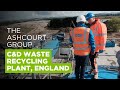 The ashcourt group 100tph cd waste recycling plant in england