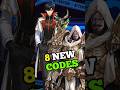 8 NEW CODES IN SOLO LEVELLING ARISE 😱😱🙀... #AriseOnHunt #SoloLevelingArise