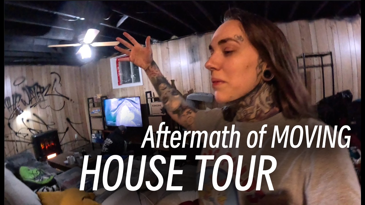 Распаковка вещей, кошки, новый камин — ПЕРВЫЙ ДОМ!