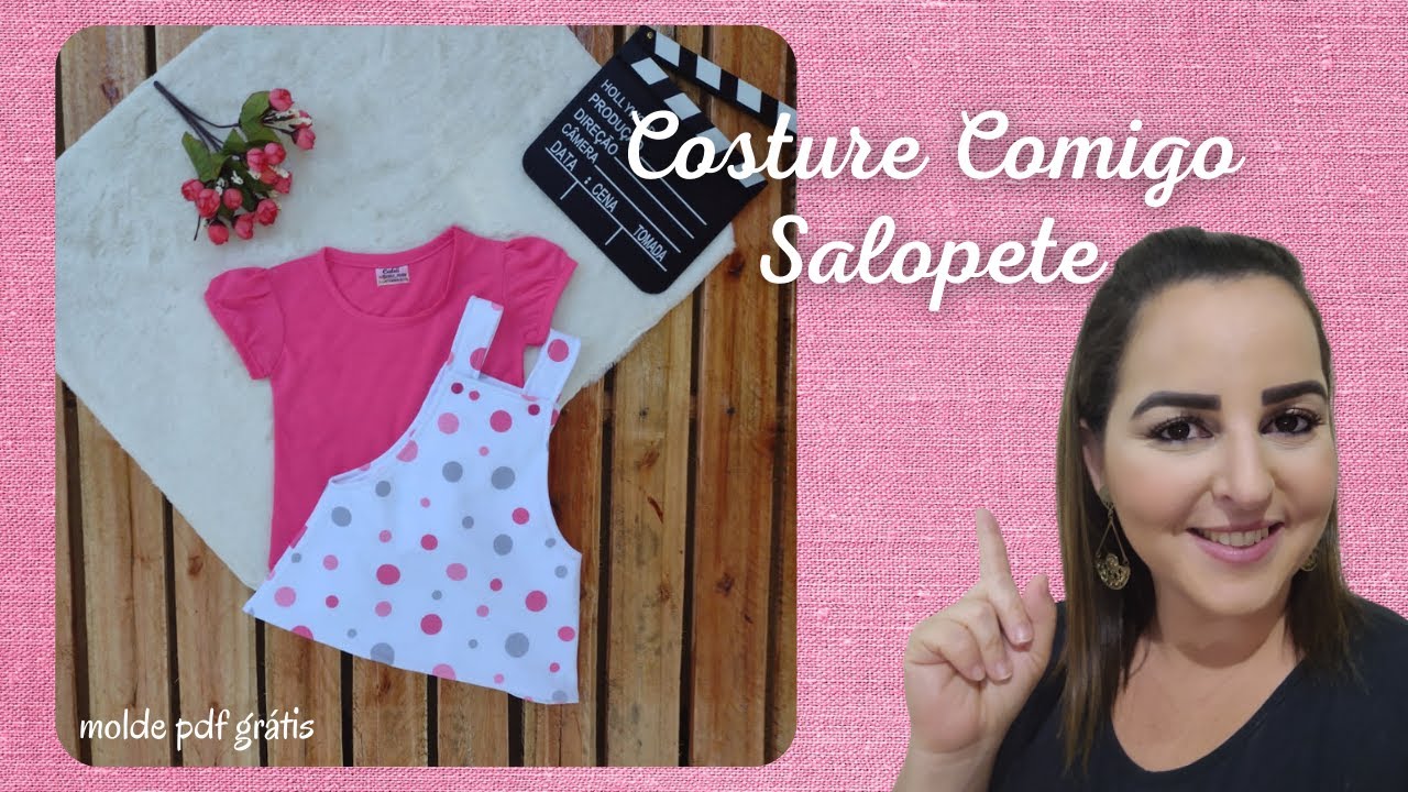 Salopete  Bolinhas Coloridas #MoldeGratis #PatronesGratis #FreePattern