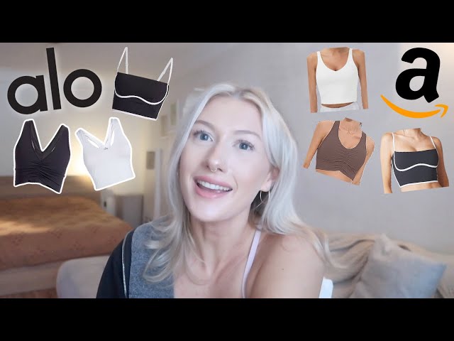 Alo Yoga vs  *Dupes*  Affordable Try-on Haul 