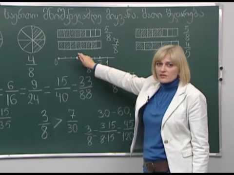 წილადების საერთო მნიშვნელამდე მიყვანა