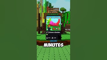 How to make Grow a Garden in a few minutes in Roblox Studio