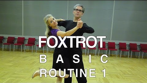 How to Dance Foxtrot - Basic Routine 1
