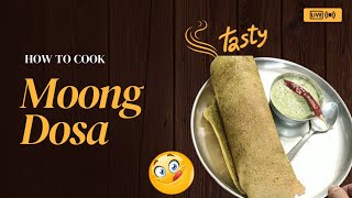 Moong dal dosa|instant quick healthy dosa|High-Protein Dosa!No Fermentation