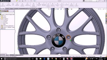 Tire and Rim SolidWorks model