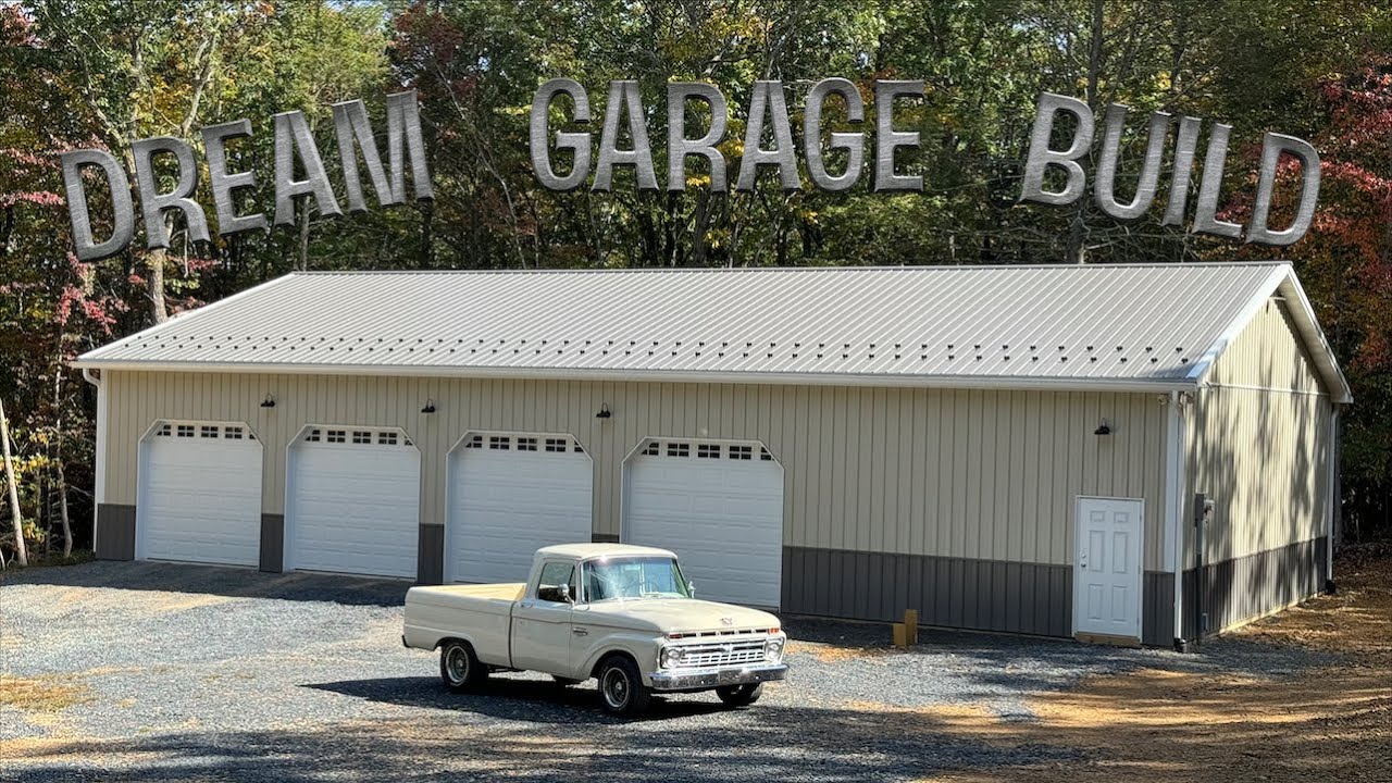 Dream Garage Build pt.1 and My 1966 F100 Rundown - YouTube