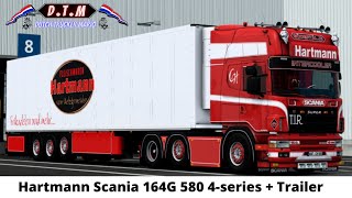 ets 2 Hartmann Scania 164G 580 4-series   Trailer  D.T.M MODS