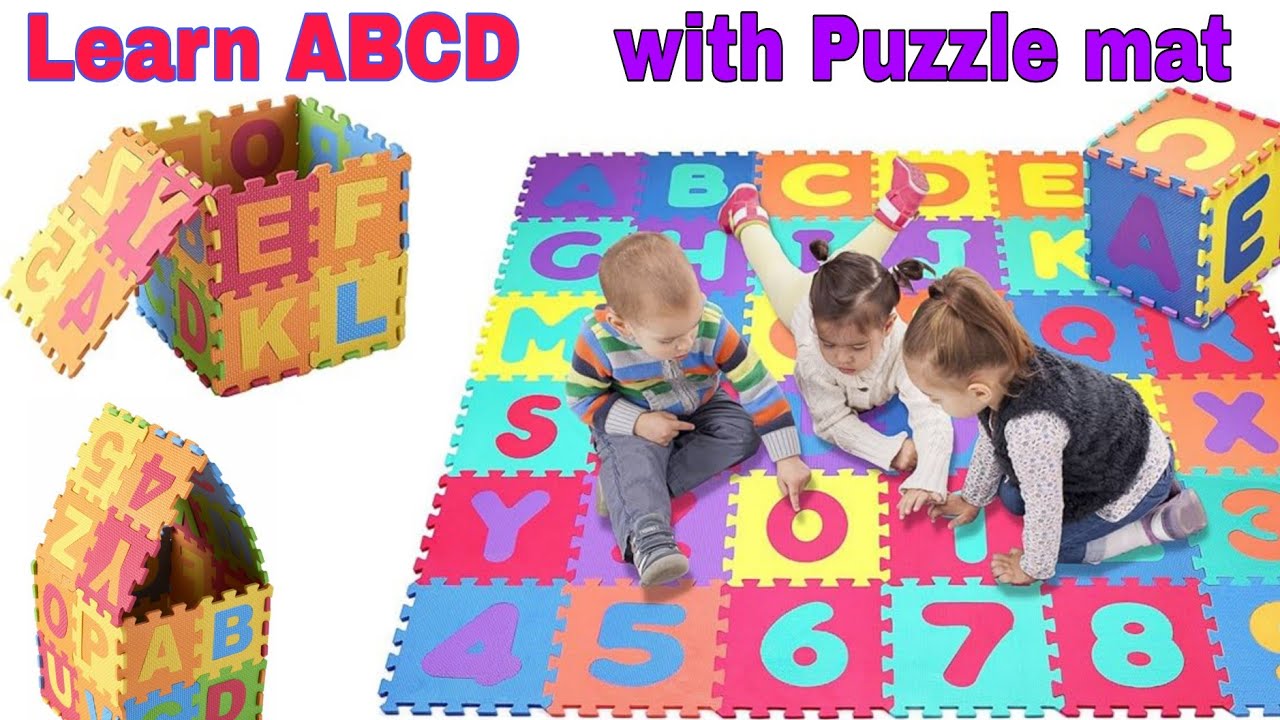 Abcd puzzle mat | Puzzle mat box kaise banye | Abc song | puzzle 🧩 mat for kids