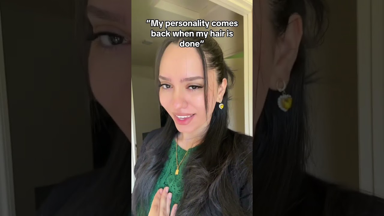 Hair done = personality restored👏 