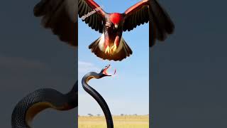붉은꼬리독수리(공중돌진자) vs 흑마바뱀(극독 반격자)/Red-tailed Hawk (Sky Diver) vs Black Mamba (Venomous Retaliator)