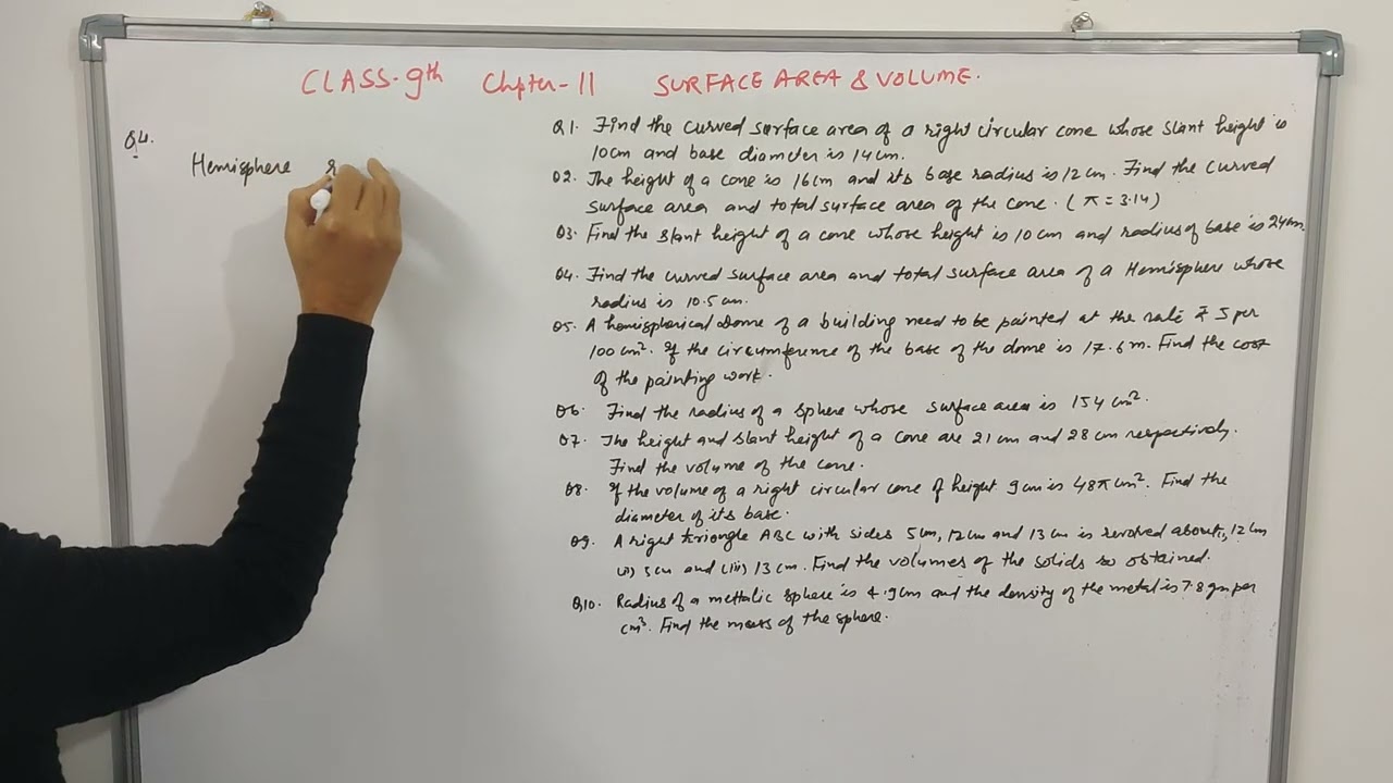 CLASS-9TH CH-11 SURFACE AREA AND VOLUME 